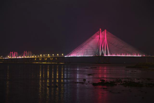 Bandra Worli Sea Link Bridge, Bombay, Inde